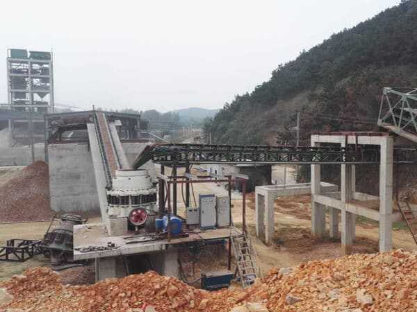 multi cylinder hydraulic cone crusher 220tph plant